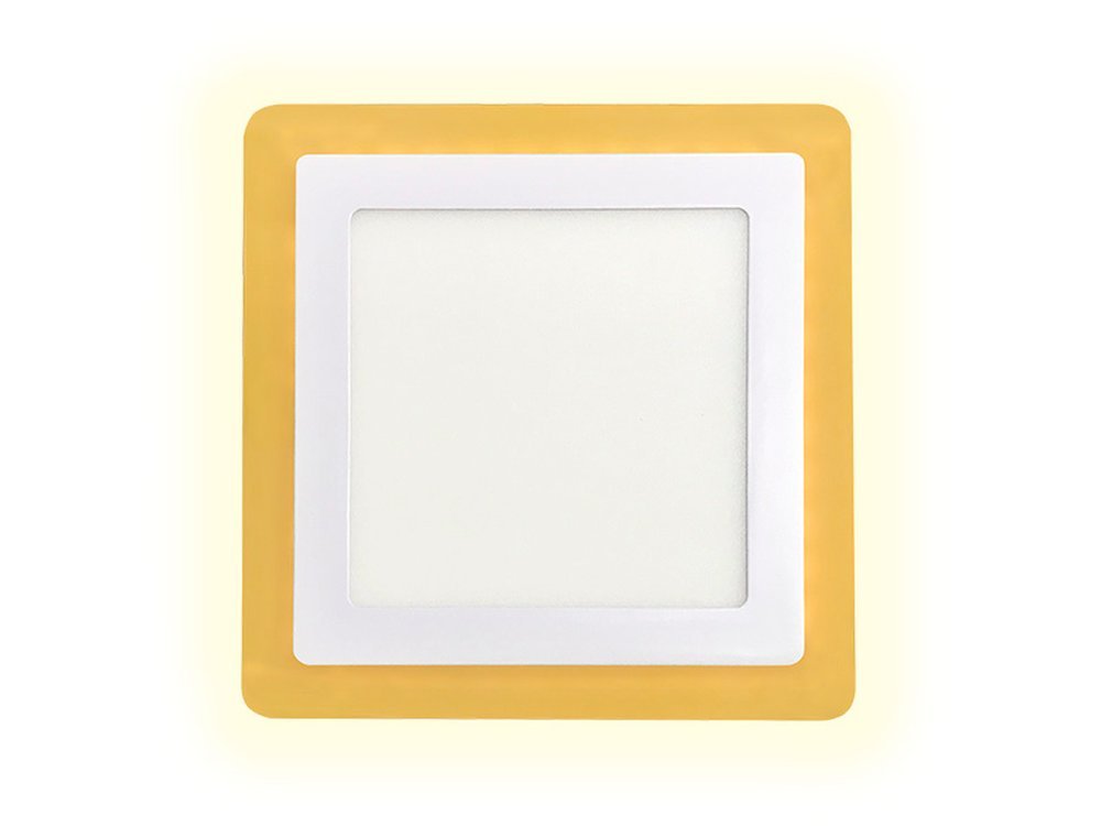 Painel Led Dual Color 18W+6W Embutir Quadro Branco 3 (Frente)