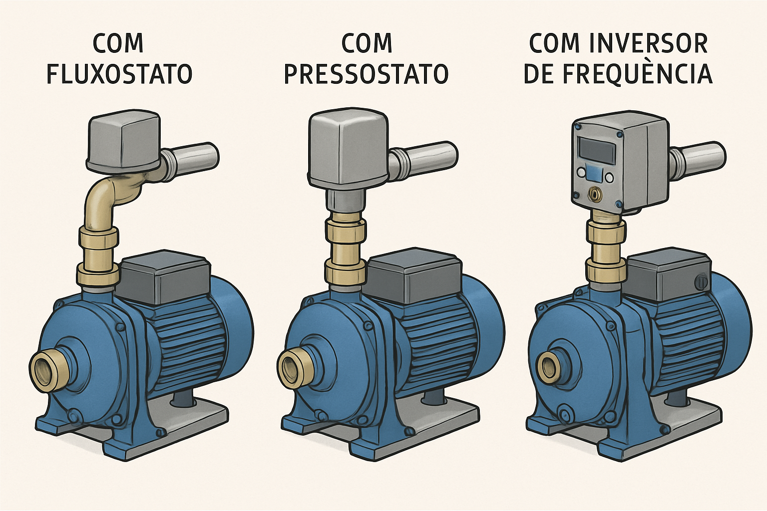 tipos pressurizadores