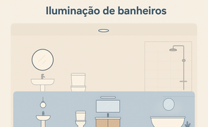 Ilumincao de banheiro