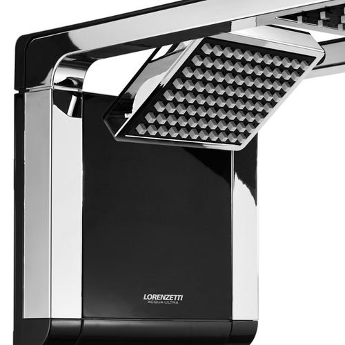 chuveiro acqua duo eletronico preto e cromado 7800w 220v