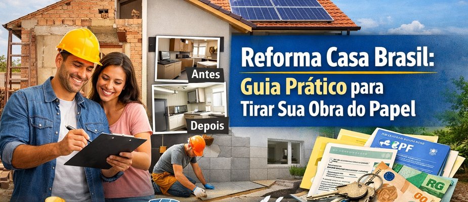 Reforma Casa Brasil: Guia Prático para Tirar Sua Obra do Papel