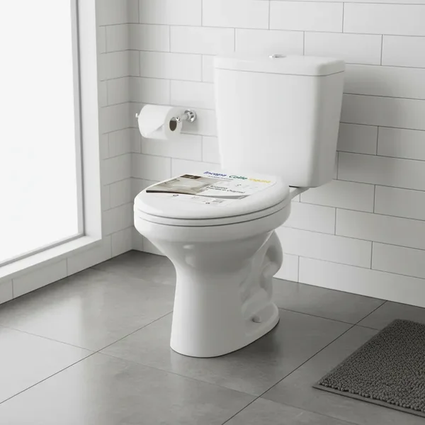 Kit Vaso Sanitário Zip Branco Com Caixa Acoplada Incepa Completo