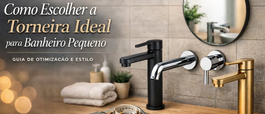Como Escolher a Torneira Ideal para Banheiro Pequeno: Guia de Otimização e Estilo Como Escolher a Torneira Ideal para Banheiro Pequeno: Guia de Otimização e Estilo